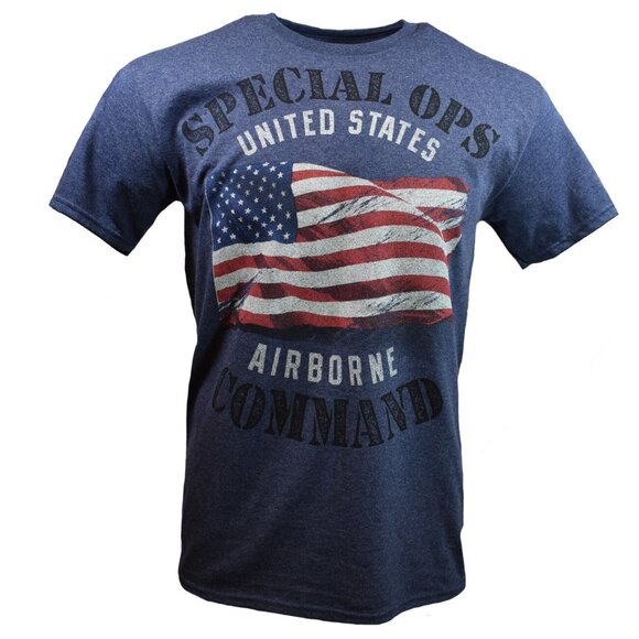 Men's T-shirt SPECIAL OPS  -AIR BORN- UNITED STATE - - Picture 2 of 2